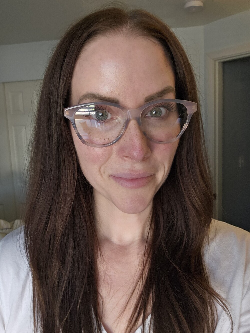 NEW - Gucci Sherry Line Light Purple Tortishell Glasses - Picture 8 of 8